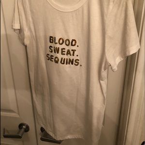 Blood Sweat Sequins TShirt